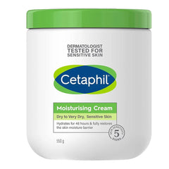 Cetaphil Moisturizing Cream Face & Body Dry Sensitive Skin 550G