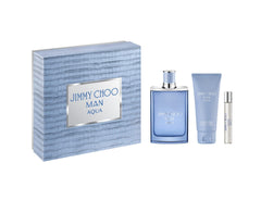 Jimmy Choo Man Aqua Gift Set – EDT 100ml + Shower Gel 100ml + EDT Travel Spray 7.5ml
