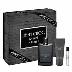 Jimmy Choo Man Intense Gift Set — 3‑PieceEDT Spray, Shower Gel & Travel Spray
