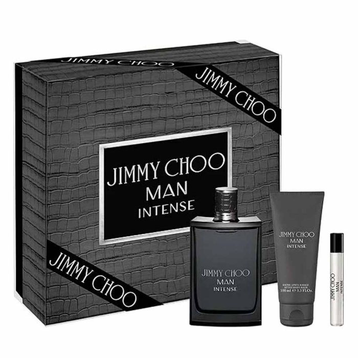 Jimmy Choo Man Intense Gift Set — 3‑PieceEDT Spray, Shower Gel & Travel Spray